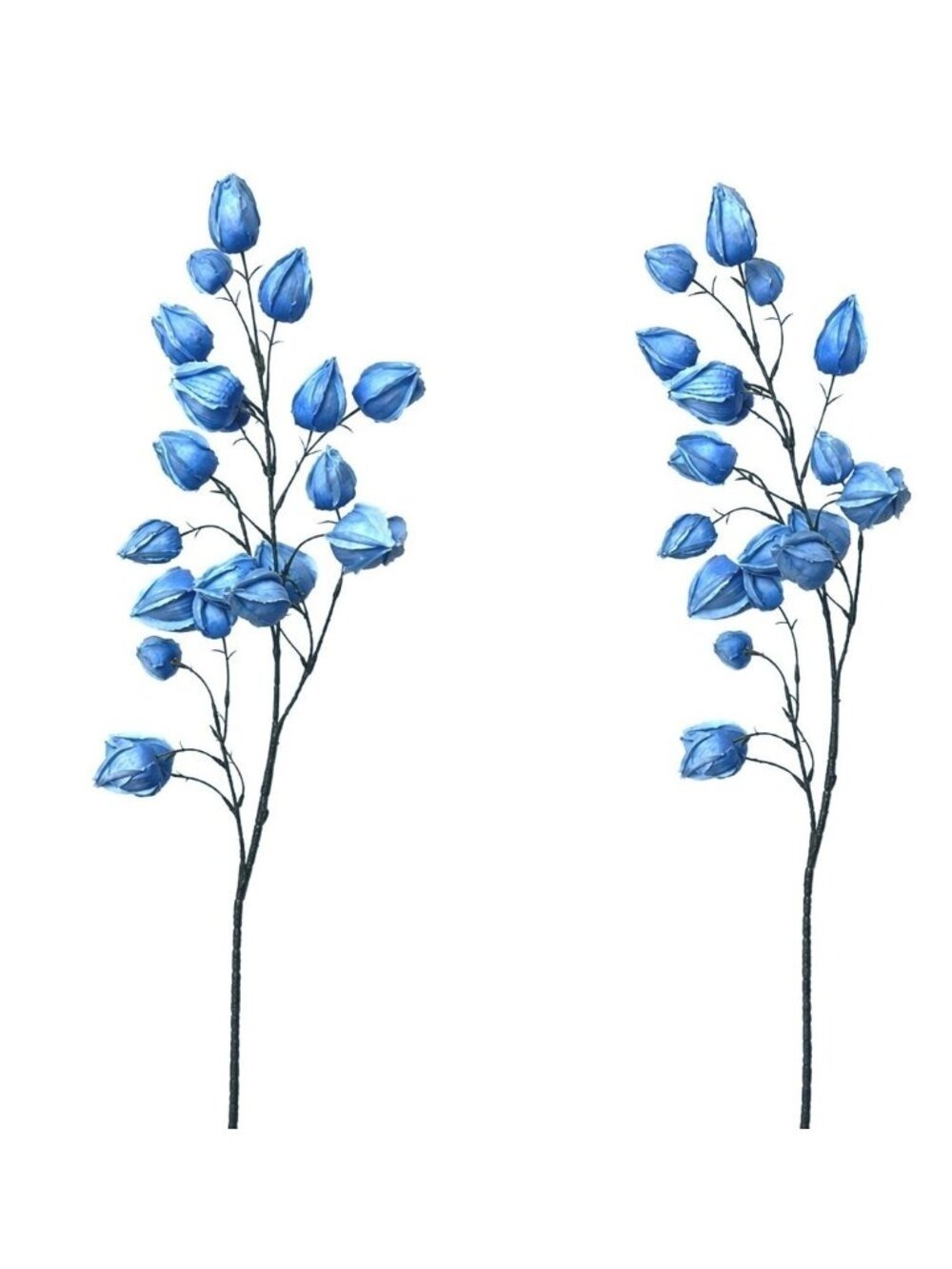 Chinese Lantern Stems Blue 32 Inch Farmhouse